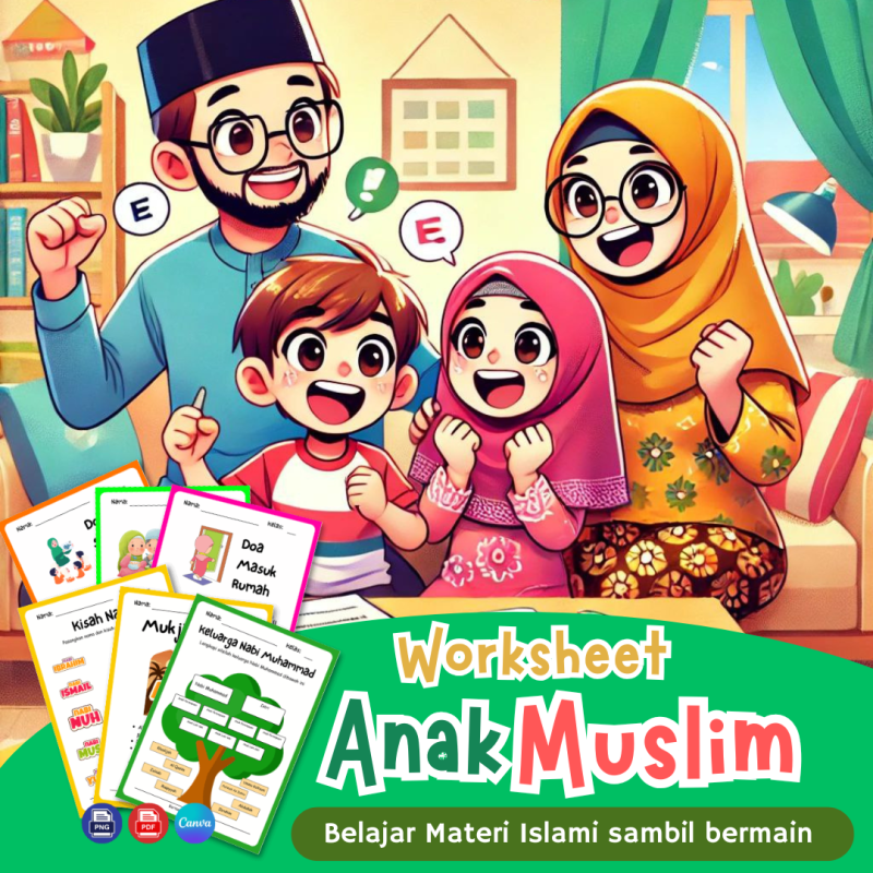 Worksheet Anak Muslim