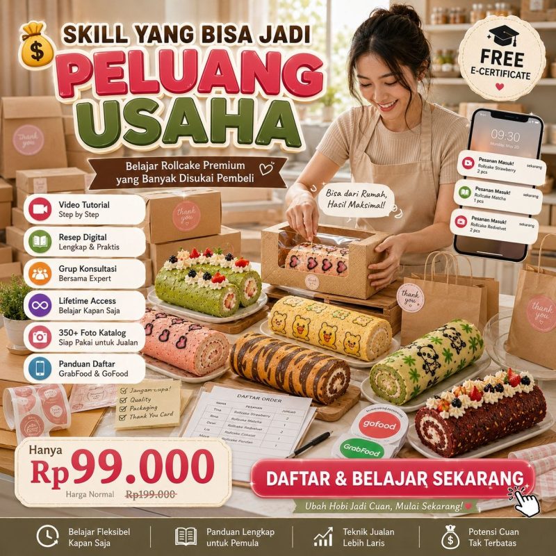 Kelas Roll Cake